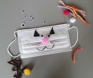 Schnelles DIY: So bastelt ihr witzige Halloween-Fratzen aus Corona-Masken