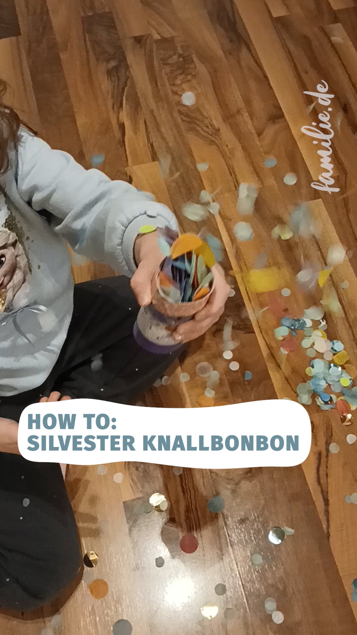 Silvesterspaß: So bastelst du ein Knallbonbon