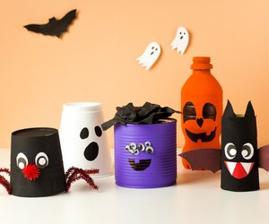 Upcycling: So könnt ihr gruselige Halloween-Beleuchtung aus Konservendosen basteln