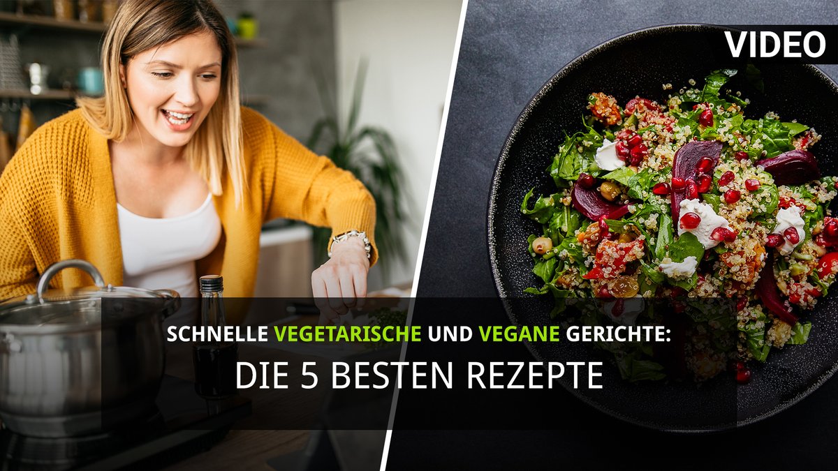 Schnelle vegetarische und vegane Gerichte: Die 5 besten Rezepte