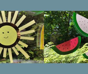 Fensterbilder für den Sommer basteln: 4 easy Ideen